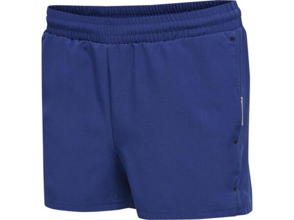 hummel move grid woven shorts damen 214799 sodalite blue gr