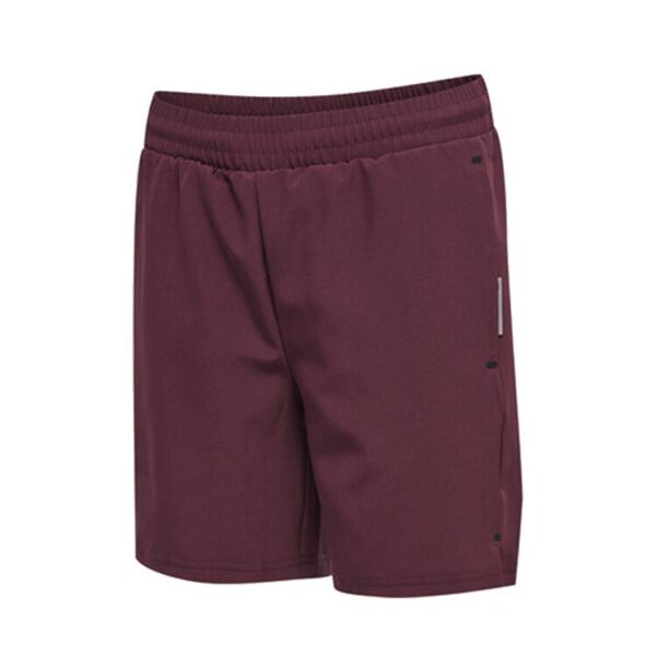 hummel move grid woven shorts kinder 214928 grape wine gr 128