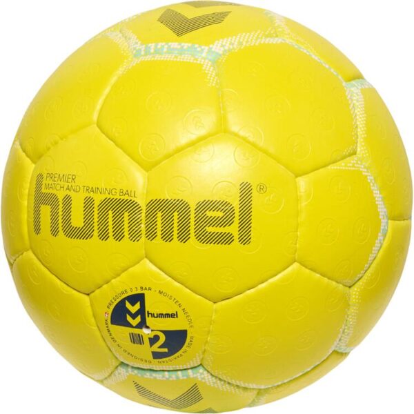 hummel premier handball yellow white blue 1