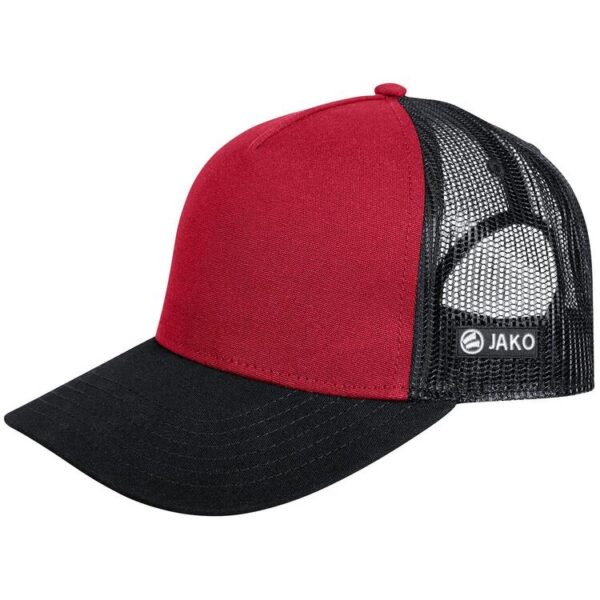 jako cap club 1280 chili rot schwarz gr senior