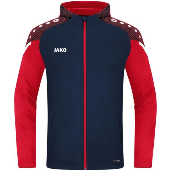 jako kapuzenjacke performance 6822 marine rot 128