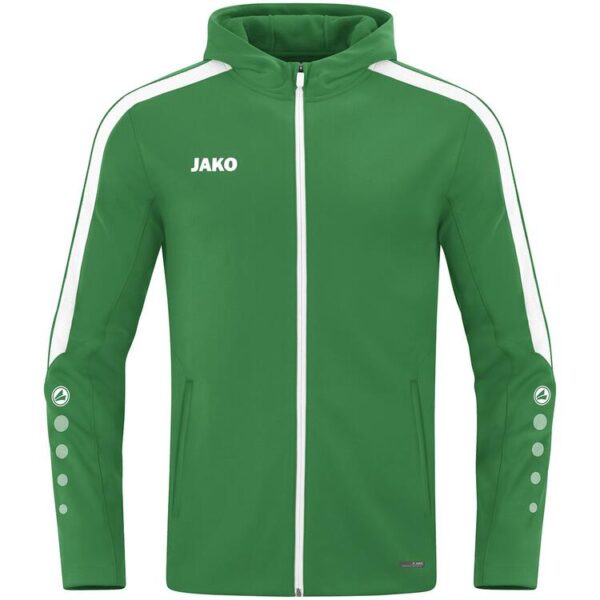 jako kapuzenjacke power 6823 200 sportgruen gr 128