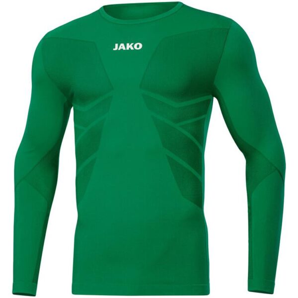 jako longsleeve comfort recycelt 6456 200 sportgruen gr l