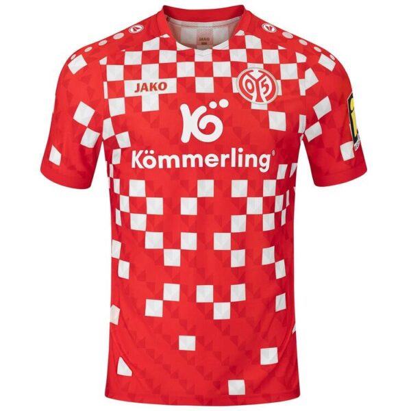 jako mainz 05 heim trikot 24 25 mz4224h rot gr