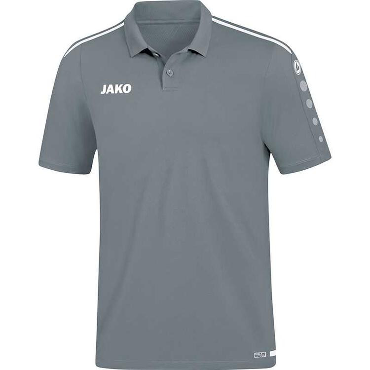 jako polo striker 20 steingrau weiss 6319 40 gr l