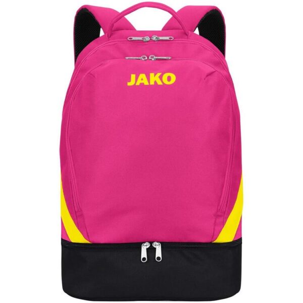 jako rucksack iconic 1814 pink schwarz neongelb gr einheitsgroesse ca 32 liter