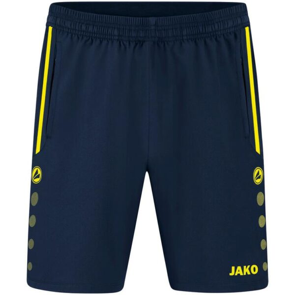 jako short allround 6289 marine neongelb 128