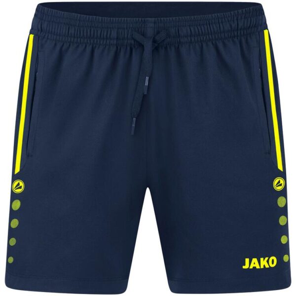 jako short allround 6289 marine neongelb 34