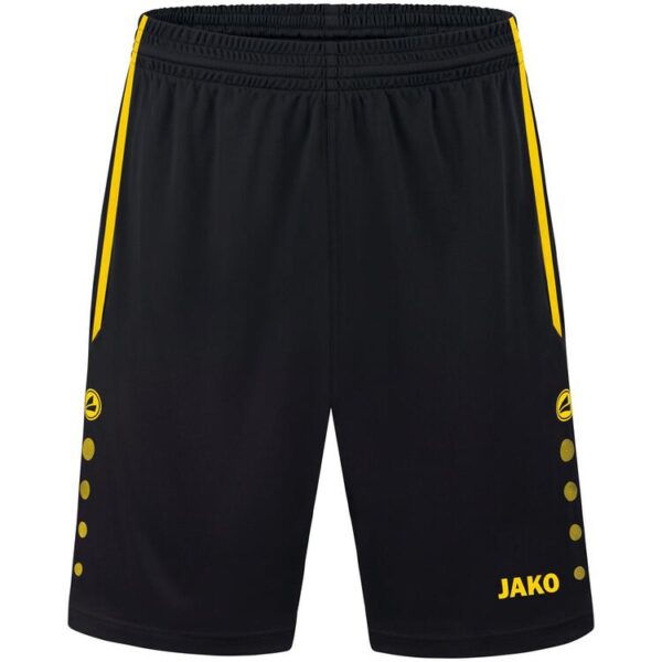 jako sporthose allround 4499 schwarz citro 116