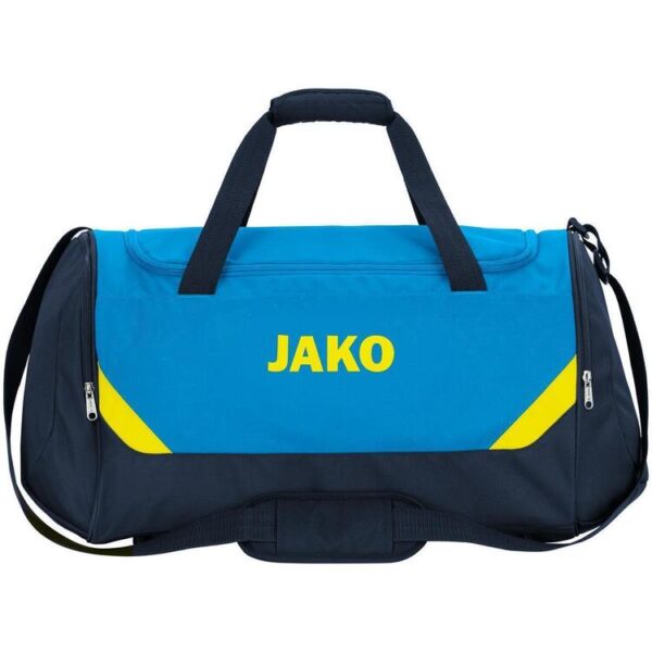 jako sporttasche iconic 1924 jako blau marine neongelb gr l ca 62 liter