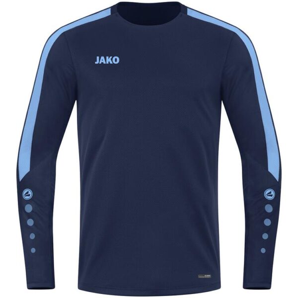 jako sweat power 8823 910 marine skyblue gr l