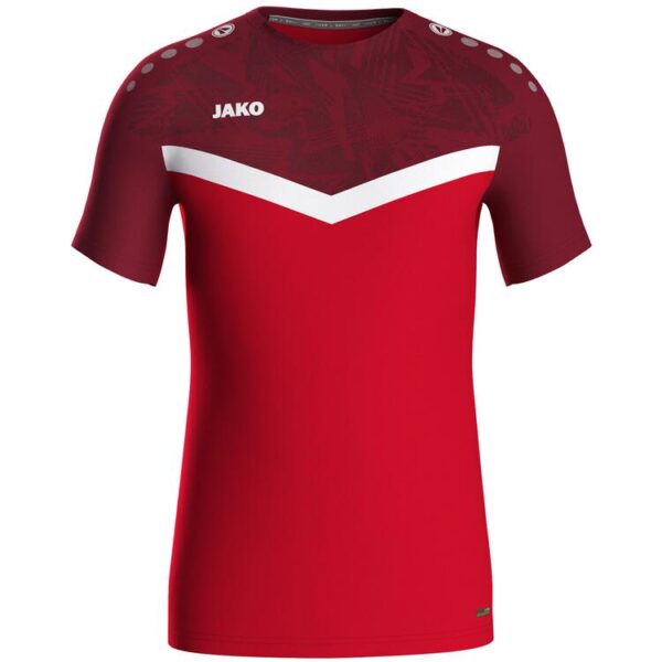 jako t shirt iconic 6124 rot weinrot gr 140