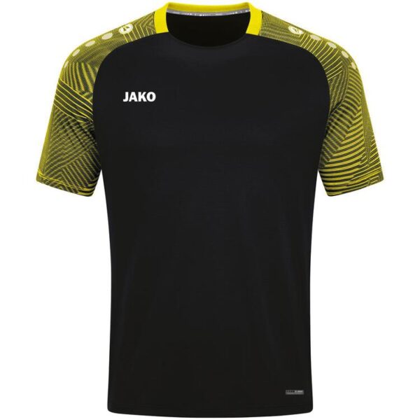 jako t shirt performance 6122 schwarz soft yellow 116