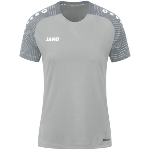 jako t shirt performance 6122 soft grey steingrau 34