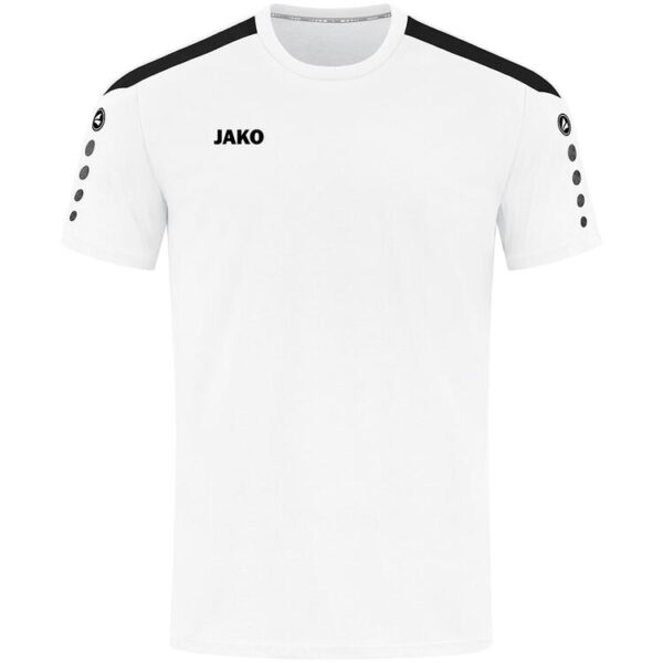 jako t shirt power 6123 000 weiss gr 128