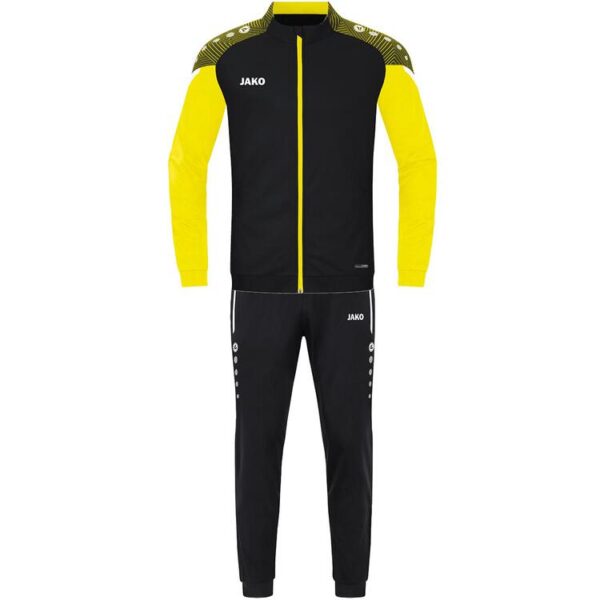 jako trainingsanzug polyester performance m9122 schwarz soft yellow gr 116