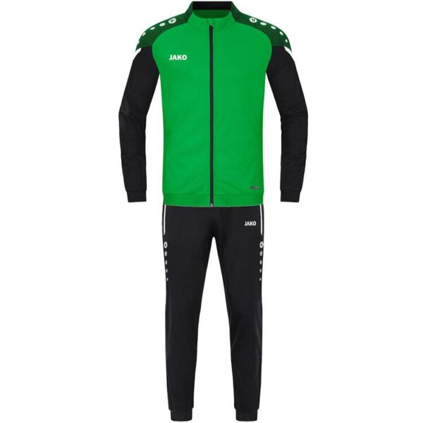 jako trainingsanzug polyester performance m9122 soft green schwarz gr 116