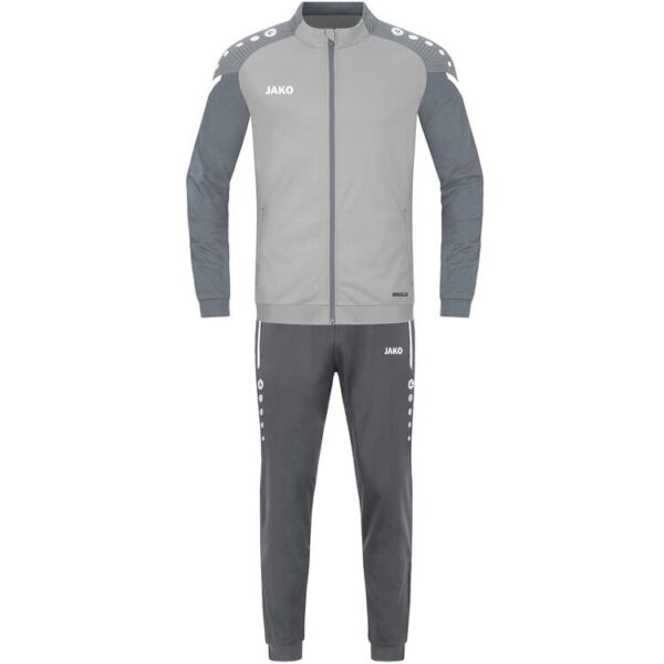 jako trainingsanzug polyester performance m9122 soft grey steingrau gr 116