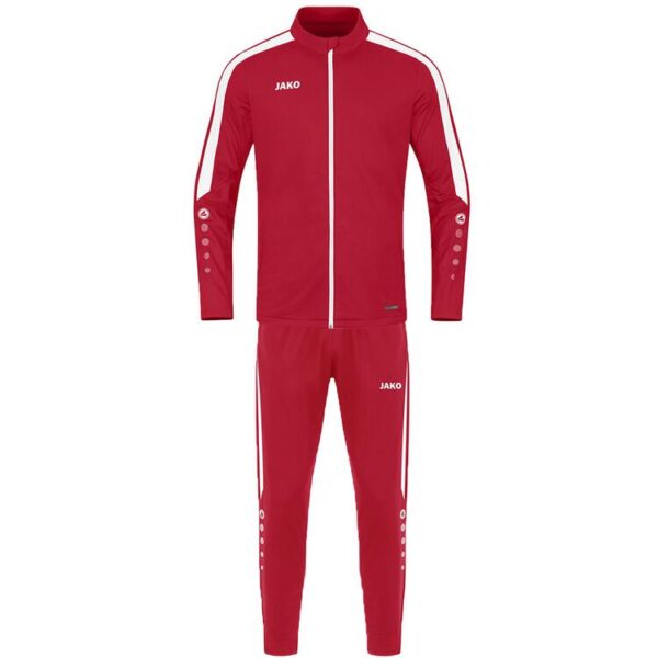 jako trainingsanzug polyester power farbe rot gr 116