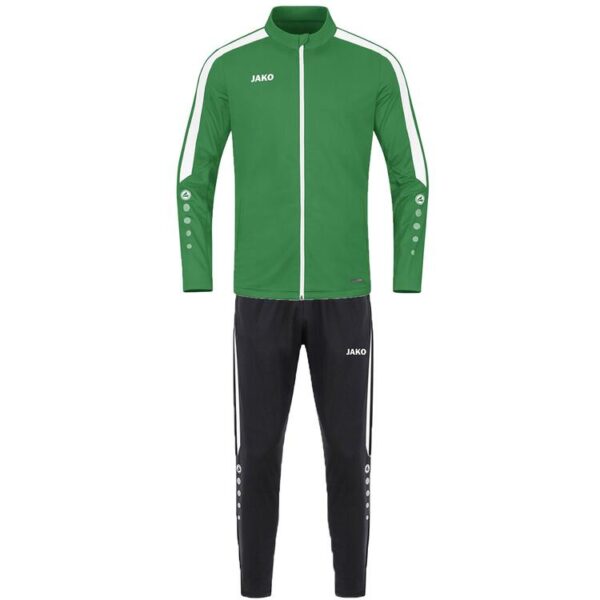 jako trainingsanzug polyester power farbe sportgruen gr 116