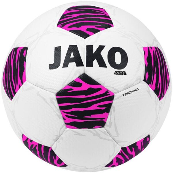 jako trainingsball animal 2313 weiss pink schwarz gr 4