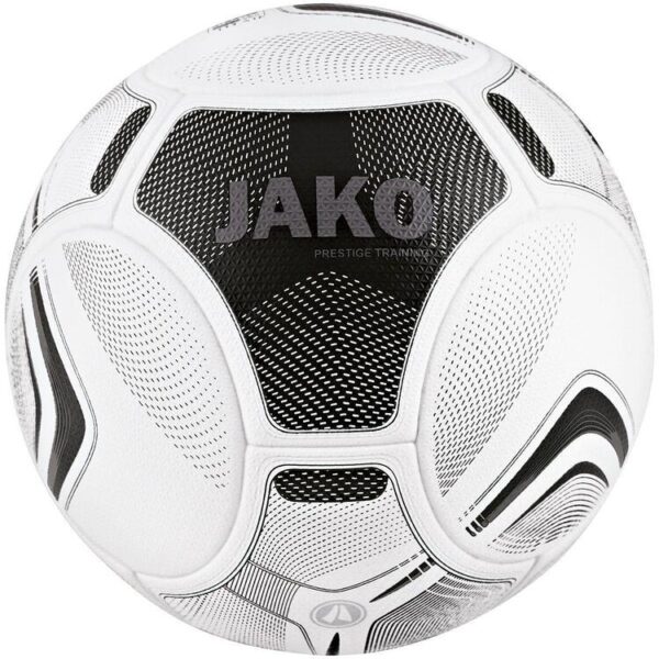 jako trainingsball prestige 2307 701 weiss schwarz steingrau gr 5