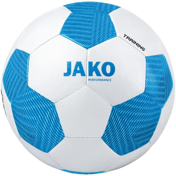 jako trainingsball striker 20 2353 703 weiss jako blau gr 5