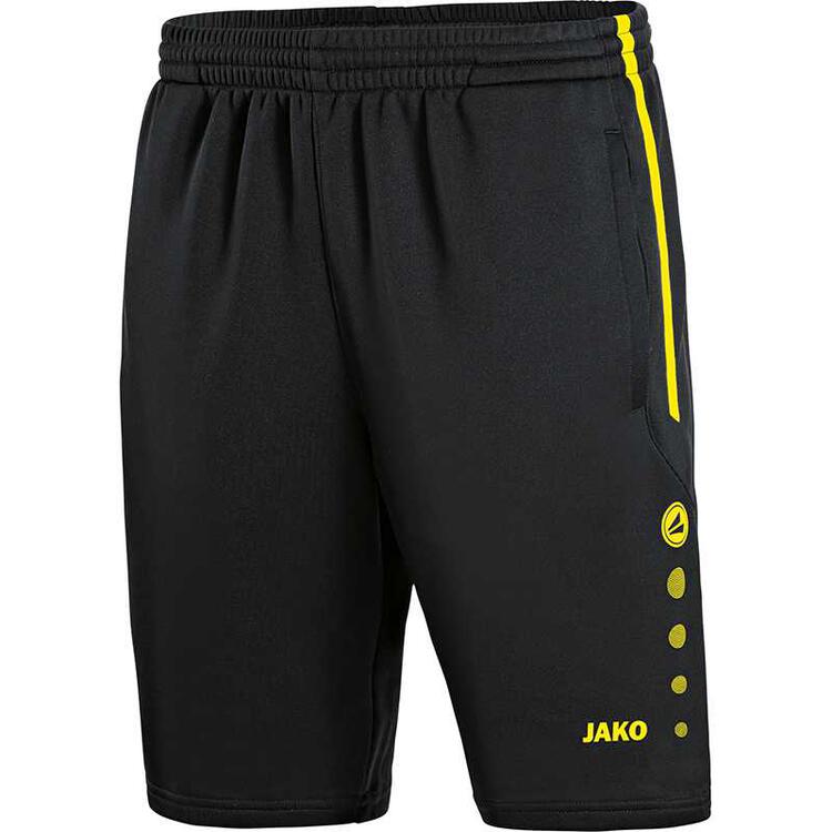 jako trainingsshort active schwarz neongelb 8595 33 gr 128