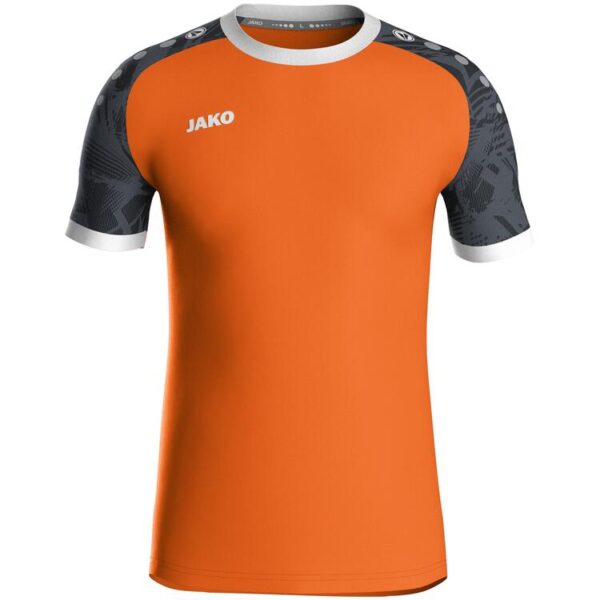 jako trikot iconic ka 4224 neonorange schwarz gr 116