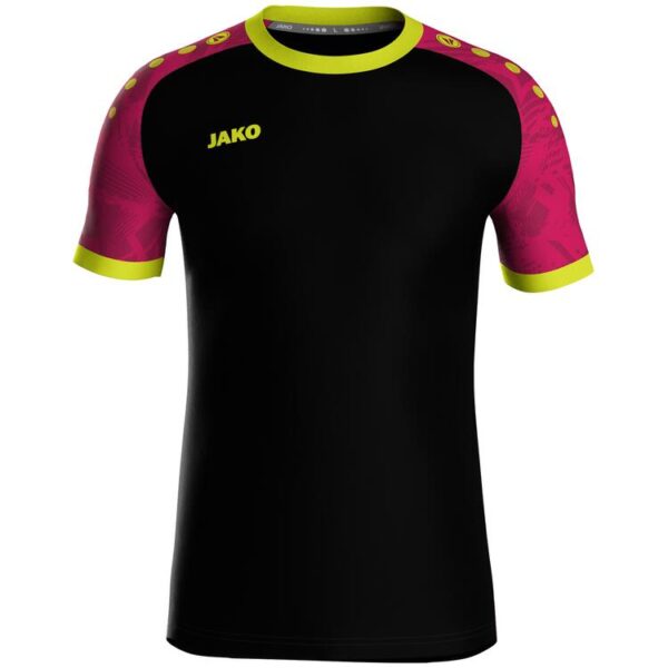 jako trikot iconic ka 4224 schwarz pink neongelb gr 140