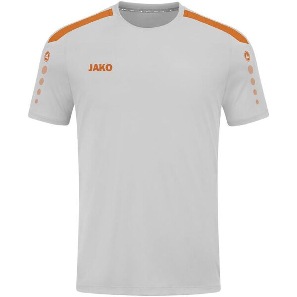 jako trikot power ka 4223 846 soft grey neonorange gr 116