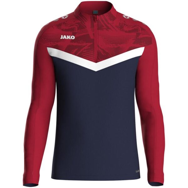 jako ziptop iconic 8624 marine chili rot gr 128