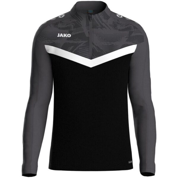 jako ziptop iconic 8624 schwarz anthrazit gr 128