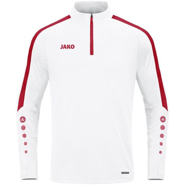 jako ziptop power 8623 004 weiss rot gr m