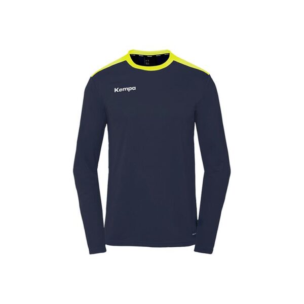 kempa emotion 27 langarmshirt 200512741 marine fluo gelb gr 152