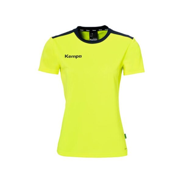 kempa emotion 27 shirt damen 200512492 fluo gelb marine gr l