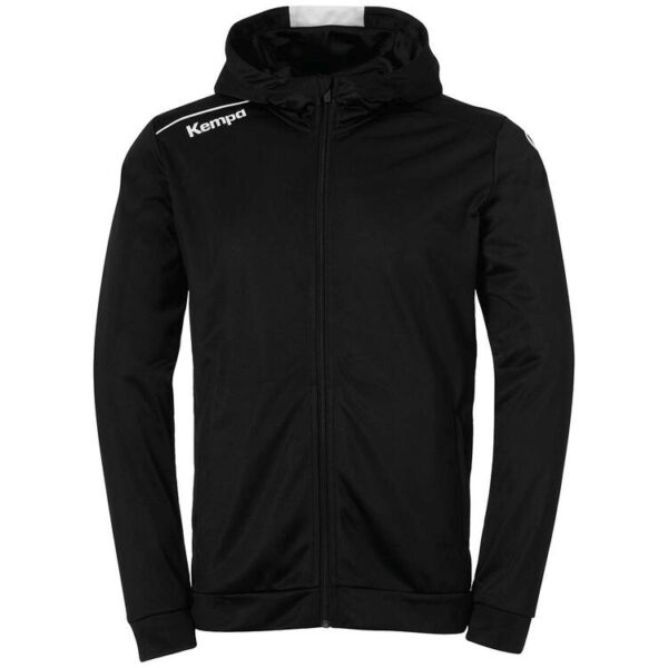 kempa player hood jacket 200362401 schwarz weiss gr 116