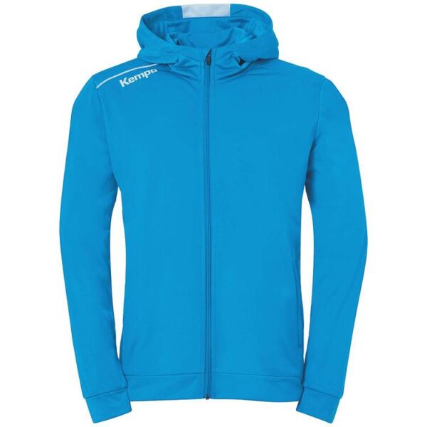 kempa player hood jacket 200362402 kempablau weiss gr 116