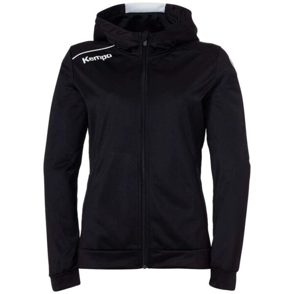 kempa player kapuzenjacke women 200362701 schwarz weiss gr l