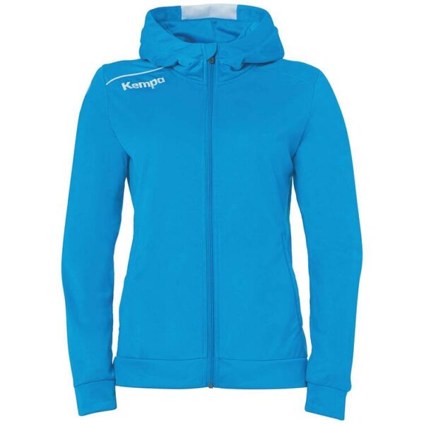 kempa player kapuzenjacke women 200362702 kempablau weiss gr l