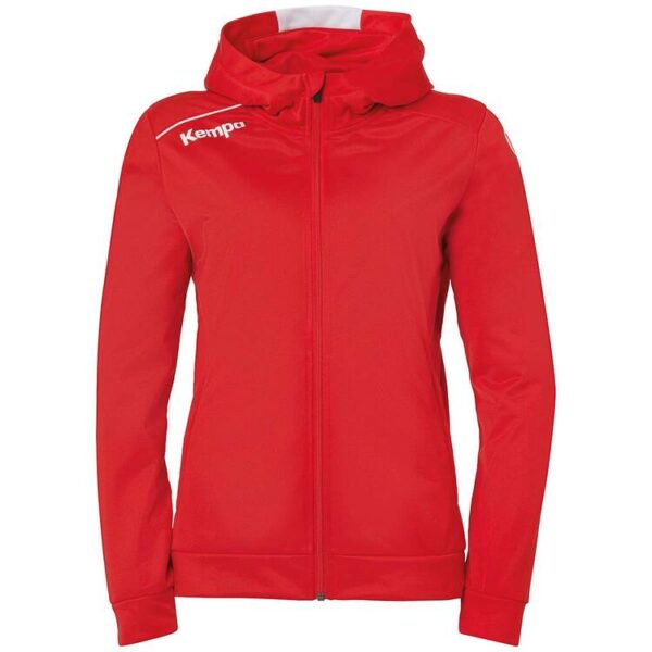 kempa player kapuzenjacke women 200362703 rot weiss gr l