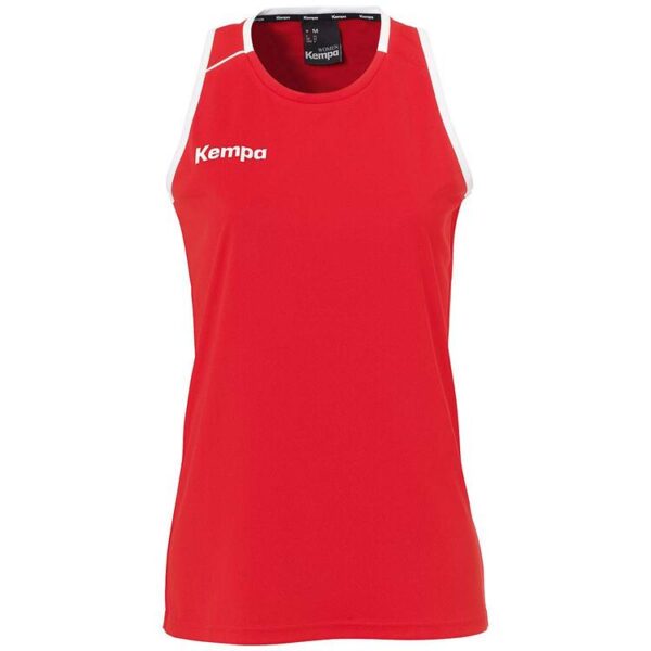 kempa player tank top women 200364603 rot weiss gr l