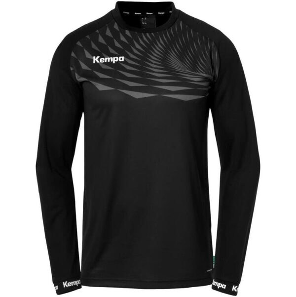 kempa wave 26 longsleeve 200366001 schwarz anthra gr s