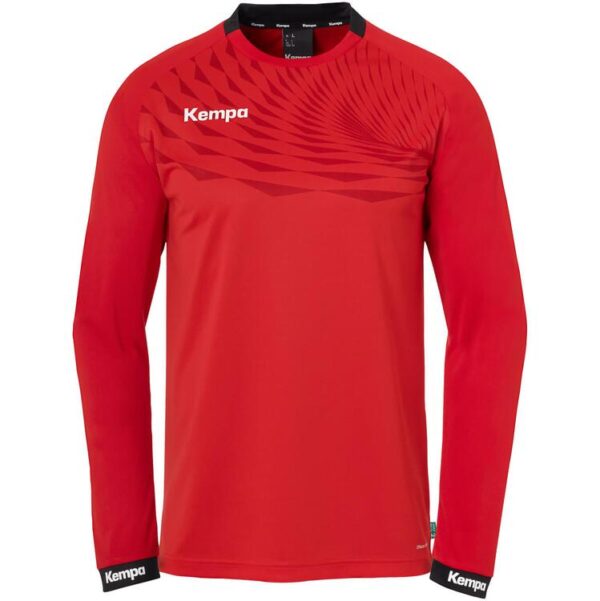 kempa wave 26 longsleeve 200366004 rot chilirot gr l