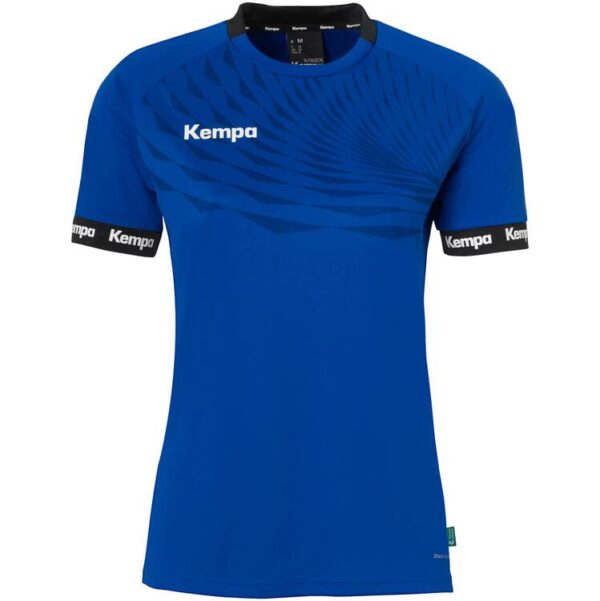 kempa wave 26 t shirt damen 200365508 royal marine gr