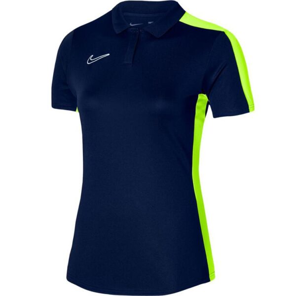 nike academy 23 polo damen dr1348 obsidian volt white l