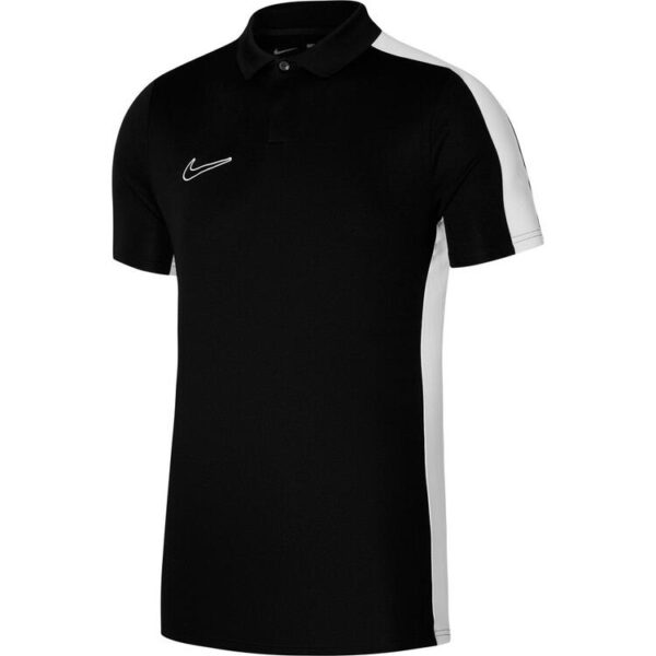 nike academy 23 polo herren dr1346 010 black white white gr