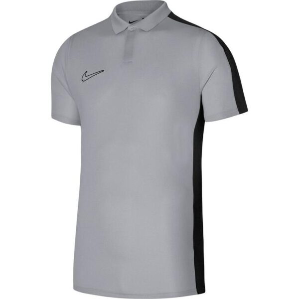 nike academy 23 polo herren dr1346 012 wolf grey black white gr l