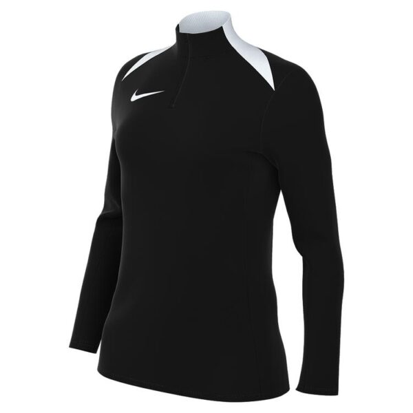 nike academy pro 24 drill top damen fd7669 black black white white gr m