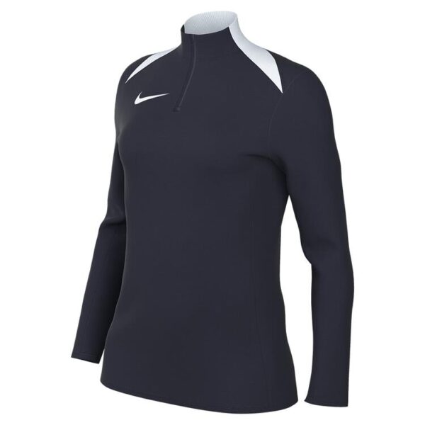 nike academy pro 24 drill top damen fd7669 obsidian obsidian white white gr l